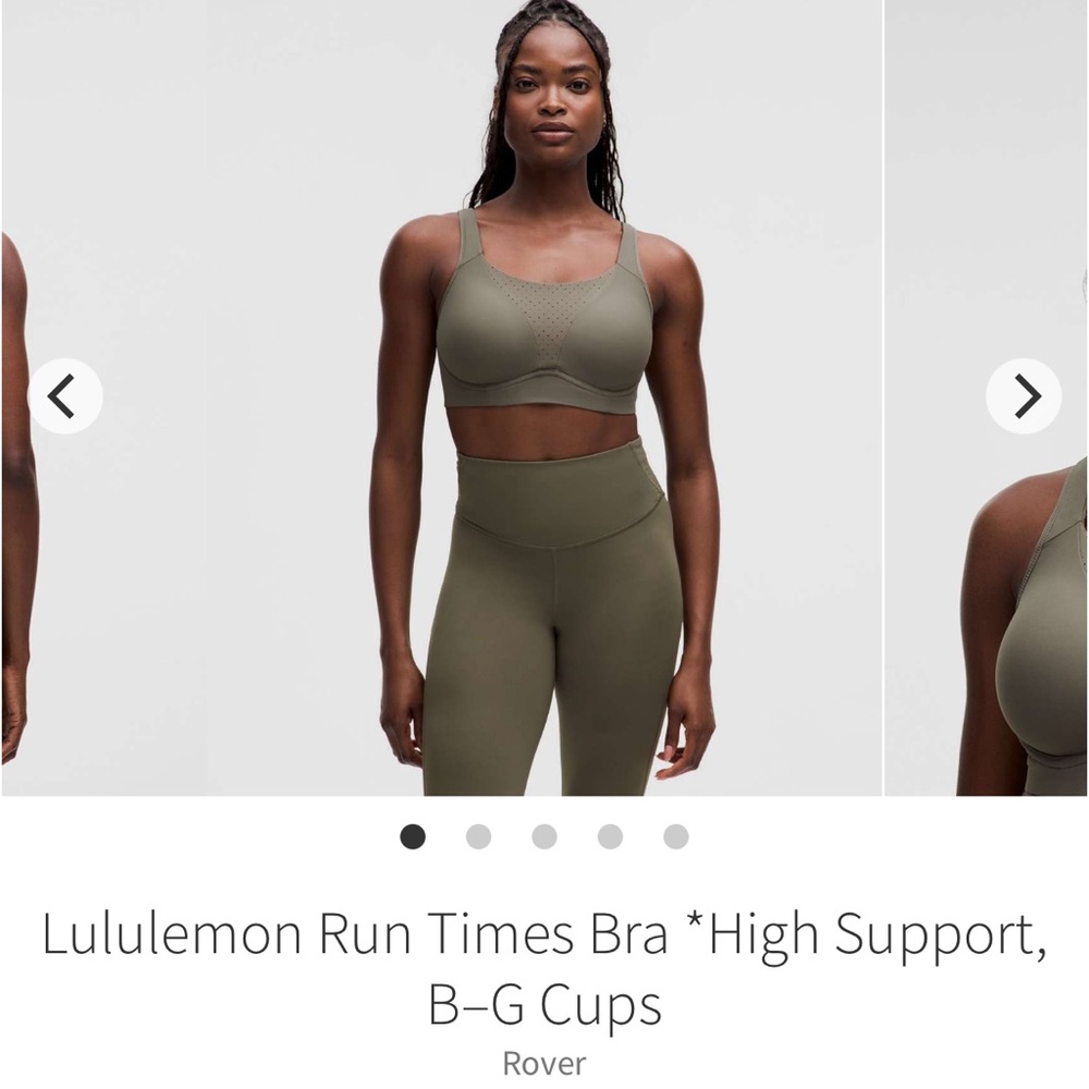 NEW without tags! Lululemon Run Times Bra *High Support, B–G Cups Rover 40D